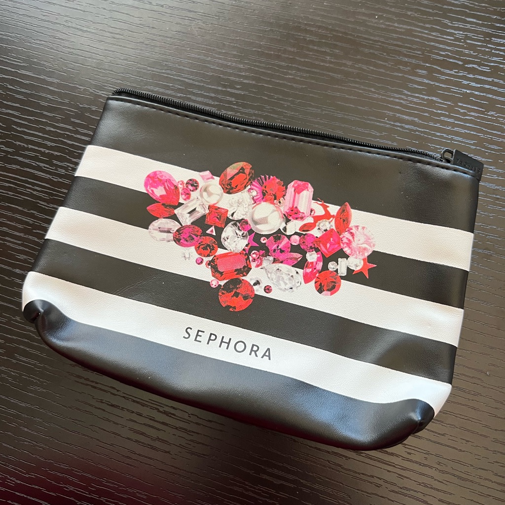 Brand New Sephora Cosmetics Zipper Bag Synthetic Leather